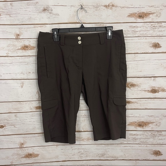 Nike Pants - Nike Golf Brown Bermuda Active Athletic Shorts